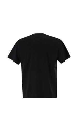 Black Cotton T-Shirt HOGAN | KQMB3522360ZFVB999