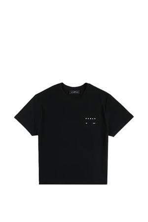 T-Shirt in cotone nero HOGAN | KQWB3520390ZFVB999