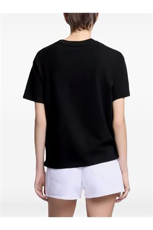 T-Shirt in cotone nero HOGAN | KQWB3520390ZFVB999