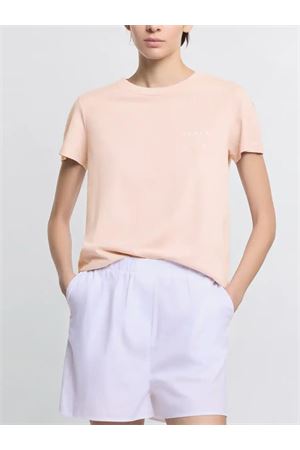 T-Shirt in cotone rosa HOGAN | KQWB3520390ZFVM001