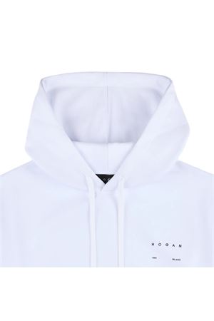 Felpa in cotone bianco HOGAN | KQWB5520330ZFUB001
